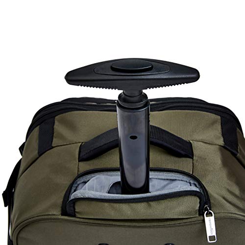 Amazon Basics Mercer Wheeled Duffel - 22-Inch, Olive