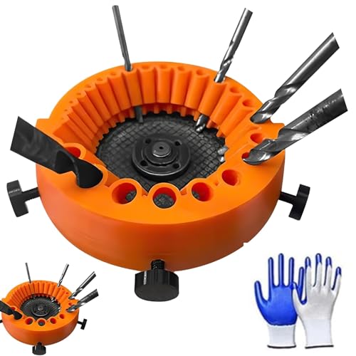 Outil d'affûtage de foret, 2025 New Universal Drill Bit Sharpening Tool, Affûteuse de foret, 2 à 13 mm Embouts de forage pour le ponçage de 125 mm et meuleuse d'angle