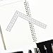 90 Degree Framing Square Stainless Steel L Shape Square Ruler Metal Square Woodworking Measurements Tool for Drawing