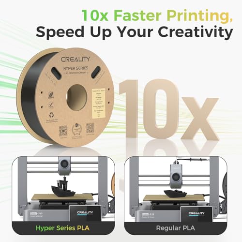 Image of Official Creality Hyper PLA Filament 3D Printer Filament-Christmas Gifts, Creality PLA 3D Printing Filament for High-Speed Printing, Dimensional Accuracy + /-0.02mm, 2.2lbs /Spool