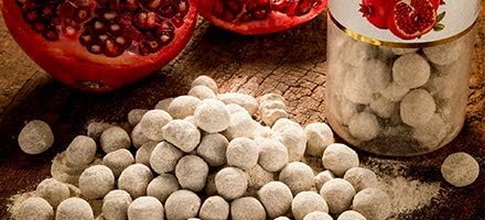 Image of FreshoCartz Pachak Delicious Anardana Churan 1KG / Anardana Goli | Pachak Digestive Candy | Mouthfreshner | Pomegranate Candy | Mukhwas - Jar Pack of 1