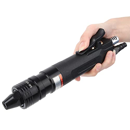 KOPO KP-7813 Air Rivet Gun, Straight Shank Pneumatic Riveter Gun, Air Rivet Nut Pulling Riveting Tool, Re-Speed 600RPM, Inlet Size 1/4 (inch) - Image 3