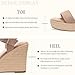 VICKI·VICKI Women's Wedges Heels Espadrilles Sandals Wedge Platform Women Comfortable Shoes Apricot Size 8