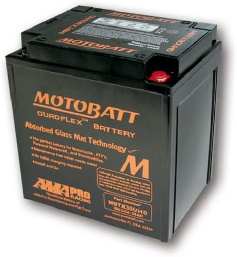 MOTOBATT 294-230 MOTOBATT battery MBTX30UHD, black housing, 4-ports