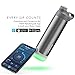 Hidrate Spark TAP Smart Water Bottle – Insulated Stainless Steel – Tap Phone to Track Water Intake, LED Glow Reminder When You Need to Drink – Chug Lid or Straw Lid, 20 oz (Chug, Stainless)