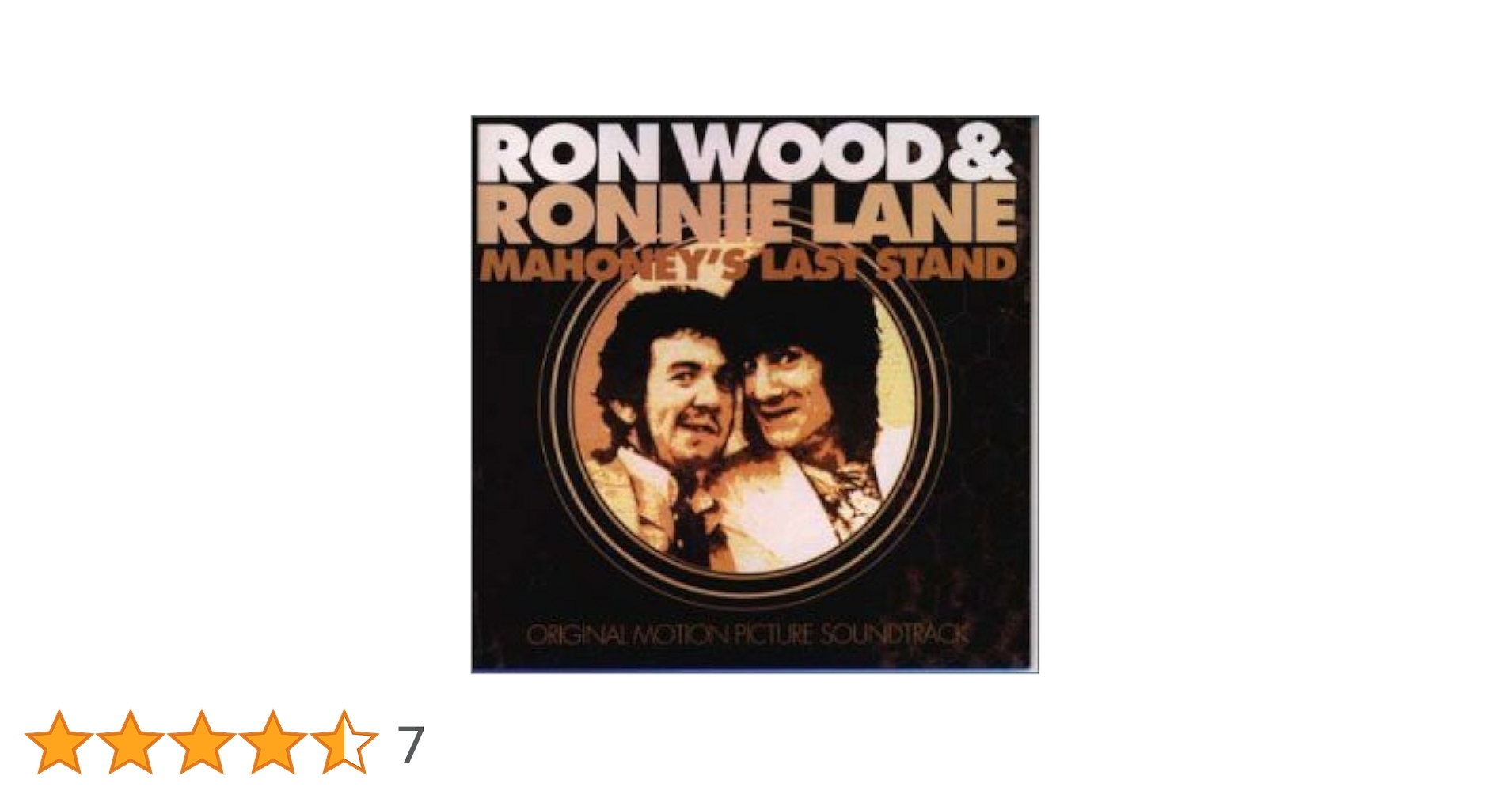 Ron Wood&Ronnie Lane／Mahoney's LastStand Amazon.co.jp: マホニーズ・ラスト・スタンド: ミュージック