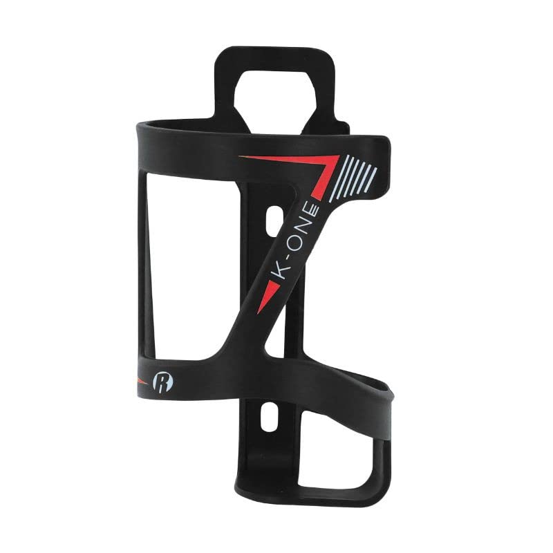 Porte bidon roto composite slide k-one noir deco rouge sortie laterale pour vae (vendu a l'unite)