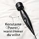 Sinful Massagestab mit Kabel - Vibrator Wand mit Starker Vibration - Massagestab Klitoris Stark – Magic Wand für Frau - Vibrator Mit Kabel – Massagestab für Frauen Sex Sehr Stark - Massage Wand