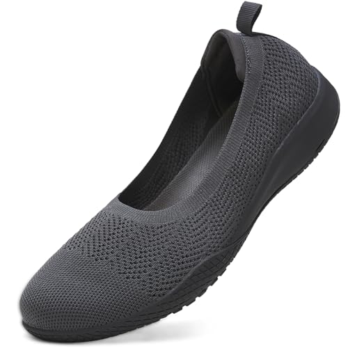 LEDINEY fB[X tbg Xb| S[EH[NV[Y fB[X K EH[LO Xj[J[ jbg [EFbW hbV[oGV[Y Zapatos para Mujer, O[, 23.5 cm