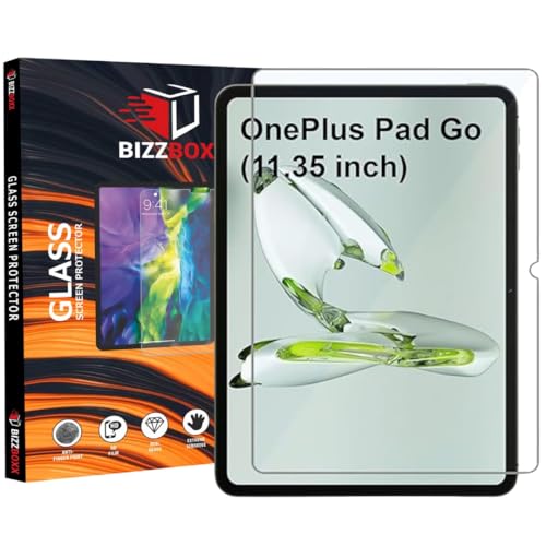 Image of Tempered Glass Full Screen Protector For OnePlus Pad Go - 11.35-inch 11.35 Anti-Scratch & Smudge Proof (Transparent) (Pack Of 1)