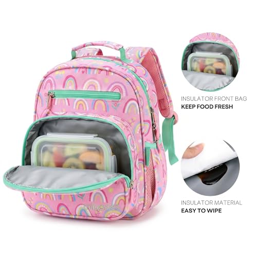 mibasies Rainbow Pink Kids Backpack