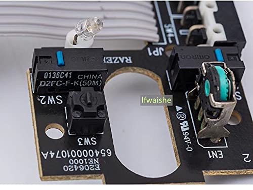 Image of LZYDD Pack of 2 Mouse Switches Blue Dot for Logitech G502 G900 G903 G Pro Wireless Razer Naga Mamba and Other Mice (50m)