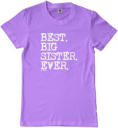 Threadrock Big Girls' Best Big Sister Ever Youth T-Shirt