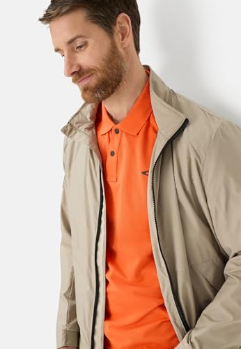 camel active Herren Poloshirt mit Druckknöpfen Orange, Menswear-XXL – Ansicht 6