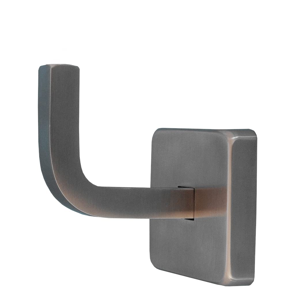 Corrimano quadrato moderno in acciaio inox, design rettangolare, ringhiera con supporto saldato angolare, lunghezza: 0,3 m – 6 m in un unico pezzo, lunghezza: 90 cm con 2 supporti