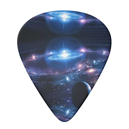 Space Planets Lot de 6 médiators pour guitare acoustique, guitare électrique, basse, ukulélé – fins, moyens et épais. - Les Beatles, Paul McCartney, John Lennon, RIngo Starr, George Harrison Space Planets Lot de 6 médiators pour guitare acoustique, guitare électrique, basse, ukulélé – fins, moyens et épais. – Image 4