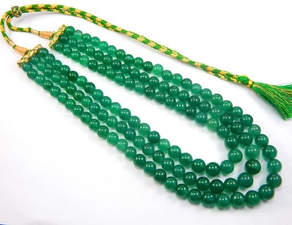 Green quartz beads rondelles LKBEADS 9x11mm d'une brillance minérale rare