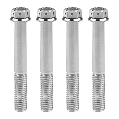 Vis à tête hexagonale M10 pas 1.25 mm en acier argenté de haute précision pour montage stable