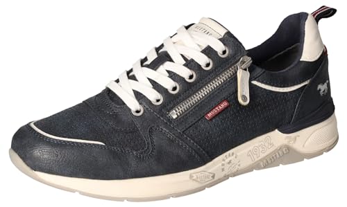 MUSTANG 4164-305, Zapatillas Hombre, Azul Marino, 44 EU