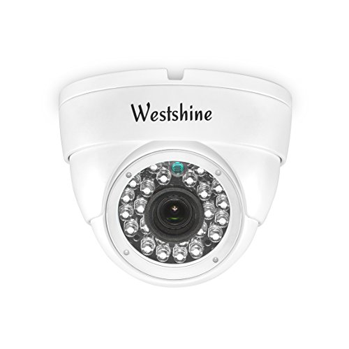 Westshine Cámara Domo de 5MP AHD Cámara de Seguridad 4MP TVI/CVI IR Nightvision Lente HD de 3.6mm Ángulo de visión Amplio para Interiores para DVR de 5MP AHD 4MP TVI/CVI DVR y 960H DVR