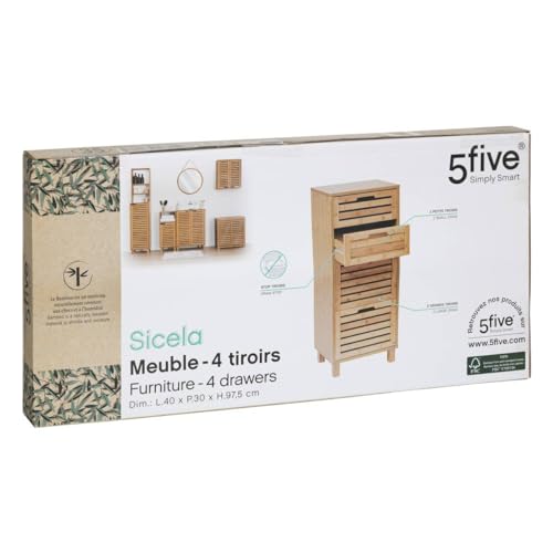 Meuble 4 tiroirs au design epure alliant elegance et durabilite