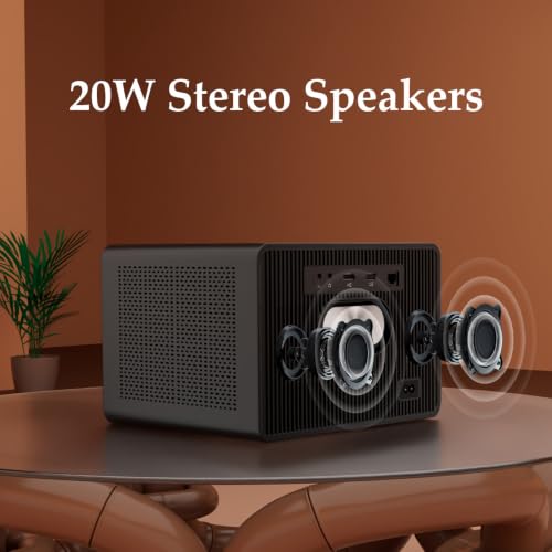 Image of Wzatco Legend GT, Google TV Official, Native 1080P Projector 4k Ultra HD, 2500 ANSI Ultra Bright, Fully Automatic, Sealed Engine, 20 Watt, Smart Home Cinema, Black