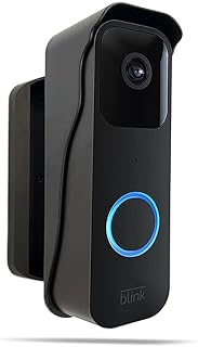 Blink Video Doorbell Mount by IRONA, Adjustable Angel (up to 110 Degrees Tilt), Not Block Doorbell Sensor, Waterproof Bracket for Blink Video Doorbell, Easy Installation, Black