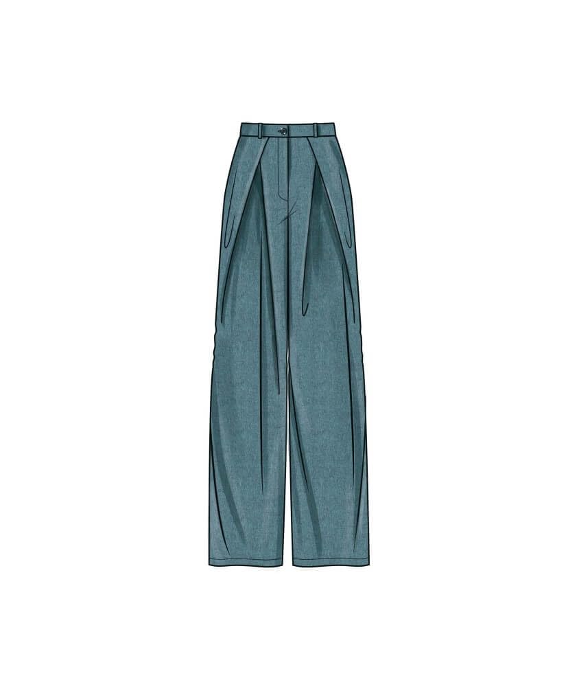 SIMPLICITY SS9753R5 Misses' Trousers R5 (14-16-18-20-22), Multicolor, Sizes 14-16-18-20-22 - Image 2