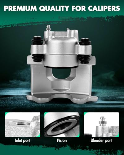 Image of SCITOO Front Passenger Side Disc Brake Caliper 184643 Compatible For Chrysler For 300M 1999-2004,For Dodge For Intrepid 1993-2004,For Eagle For Vision 1993-1997,For Plymouth For Voyager 1996-2000,1PC