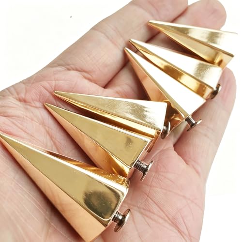 Pendientes grandes de pirámide accesorios punk para remaches góticos de cosplay 2