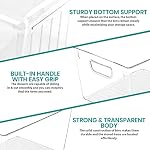 Utopia Kitchen Pantry Organizers and Storage Bins, 6 Pack, Large, Clear - Image 3