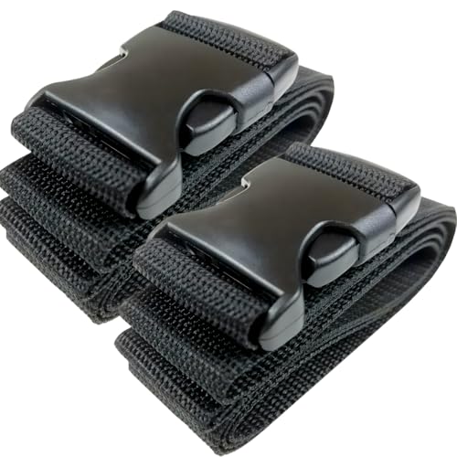 DUSCOKE 39 Inch Car Battery Tie Down Straps Adjustable Battery Box Straps with Quick Release Buckle Auto Hold Down Strap Accessories for Cars Trucks SUVs Boats (2PCS)