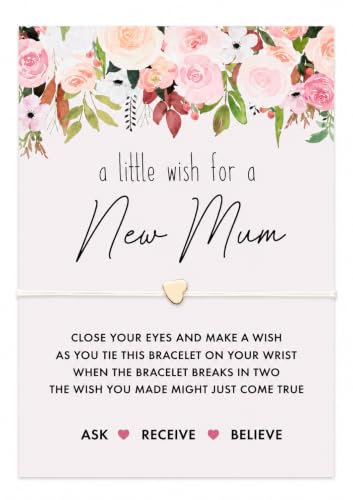Image of Gift for a new mum | New Mum wish bracelet | New mummy gift Birthday present