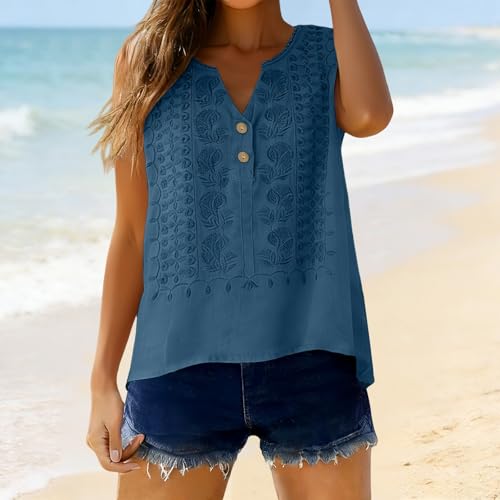 Camisola de algodón refrescante con bordado fino para niñas de 10 años 2