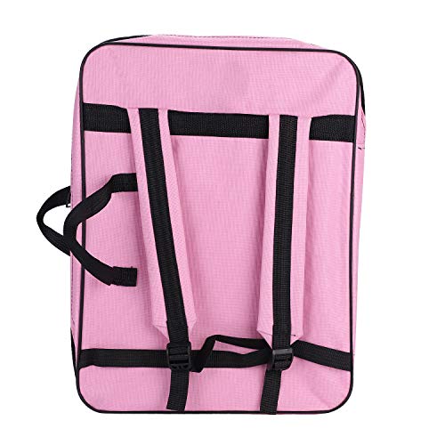 Image of ITODA A3 Art Portfolio Carry Case Bag Drawboard Tote Handheld Storage Portable Shoulder Lightweight Box for 8k Sketch Pad Artist Drawing Painting Supplies
