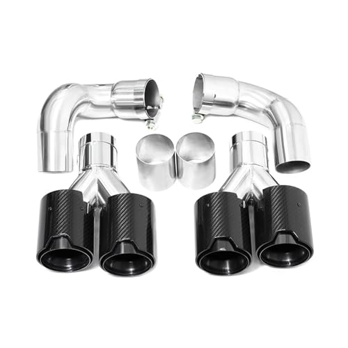 Tuyau 1 paire embout echappement carbone pour BMW G60 G61 520i 530i Série 5 quad