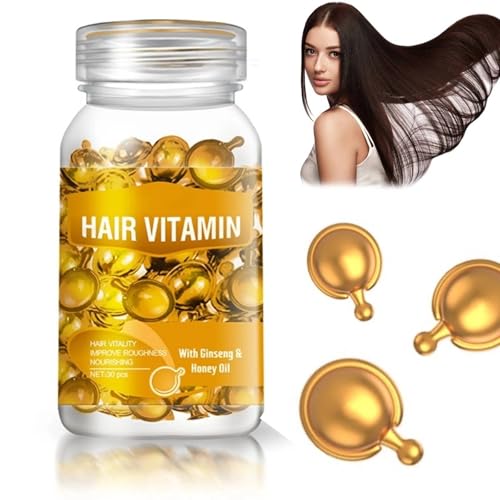 DHASUWT Capsules for Hair Care, 30PCS Hair Vitamin Serum Capsules, Moroccanoil Hair Oil for Repair and Care, Improves Dryness and Frizz