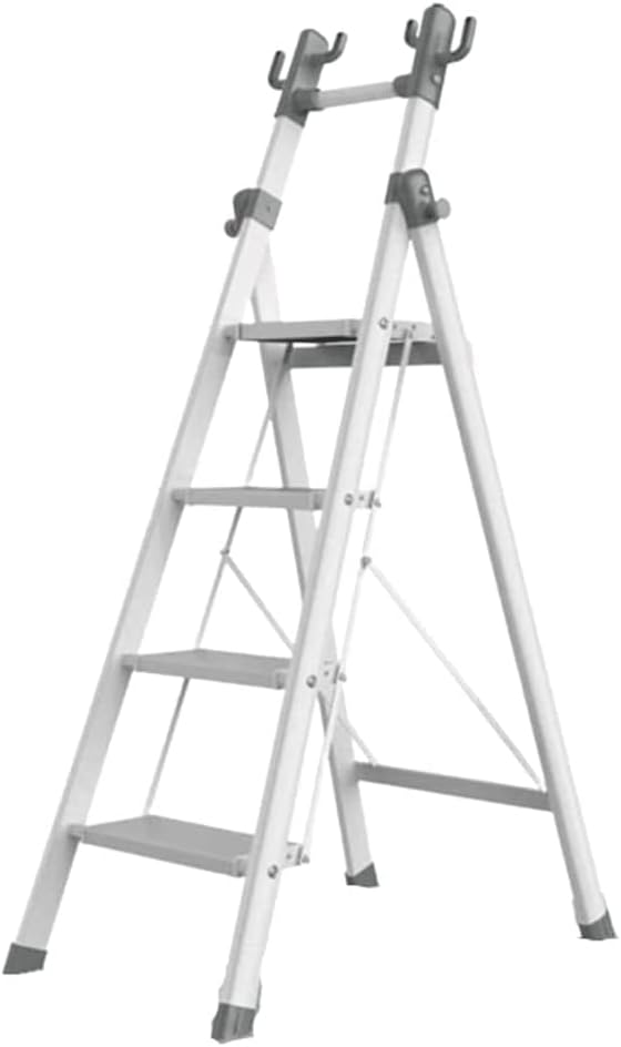 Ladders Telescoping Ladders, A-Frame Aluminum Folding Ladder, Sturdy, Dependable and Easy-to-use Home Step Ladders, 330 Lbs Household or Outdoor