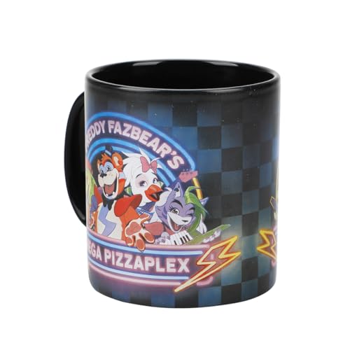 Taza de cerámica negra Five Nights At Freddy’s 473 ml miniatura 3
