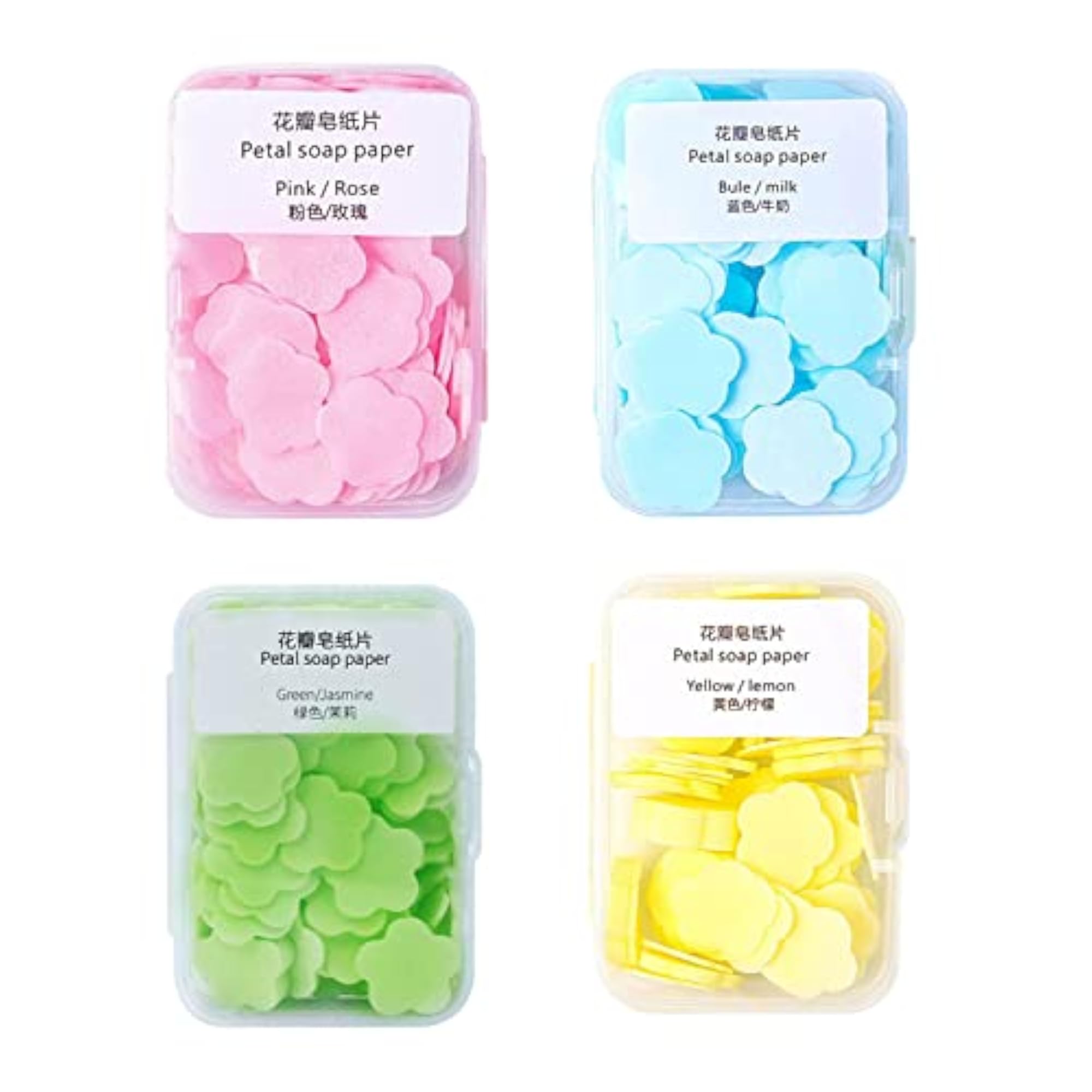 400Pcs Travel Soap Sheets Petal Soap Paper