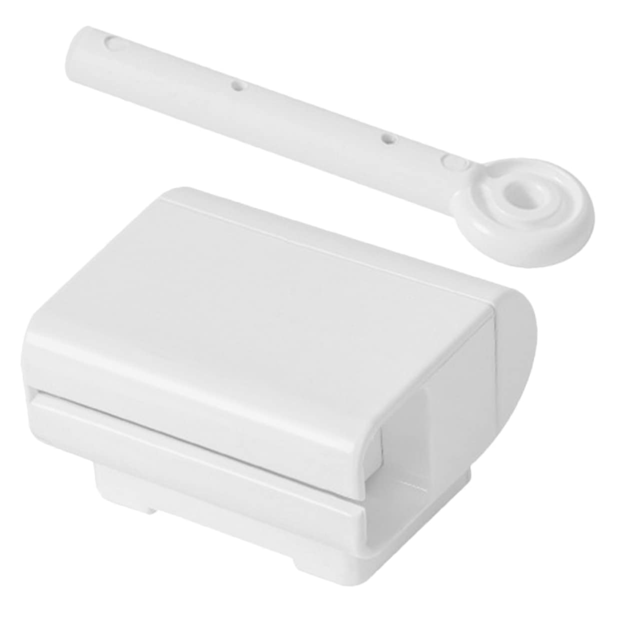 RORPOIR Convenient Toothpaste Holder Removable Toothpaste Squeezer Rack Sturdy Easy to Clean Wall Mount for Kitchen Bathroom