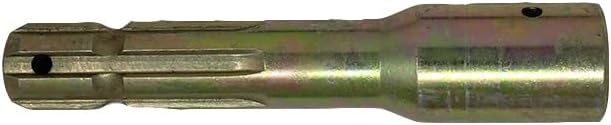 00254 PTO Spline Extension Adaptor 1-3/8" Male & Female Spline 9-7/16" O/A Length