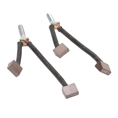Image of Motor Brushes Set, ATV Motor Carbon Brush Kit Strong Power Output Increase Speed Brushes Replacement Repair Power Tool Part for 2000-5000lb Winch