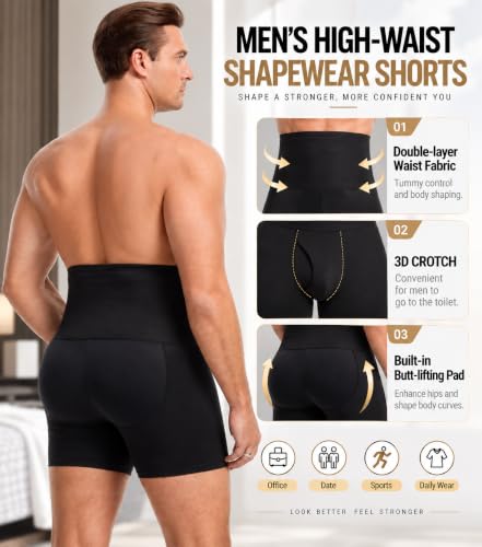 Boost Confidence with Men’s Butt Pads Shapewear Tummy Control Padded Panties - Image 4