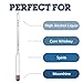 2X/PK Alcohol Hydrometer Alcoholmeter 0-100% ABV 0-200 Proof 0-100 Tralles, Precision, for Whiskey Moonshine Brandy Liquor Testing Distilling