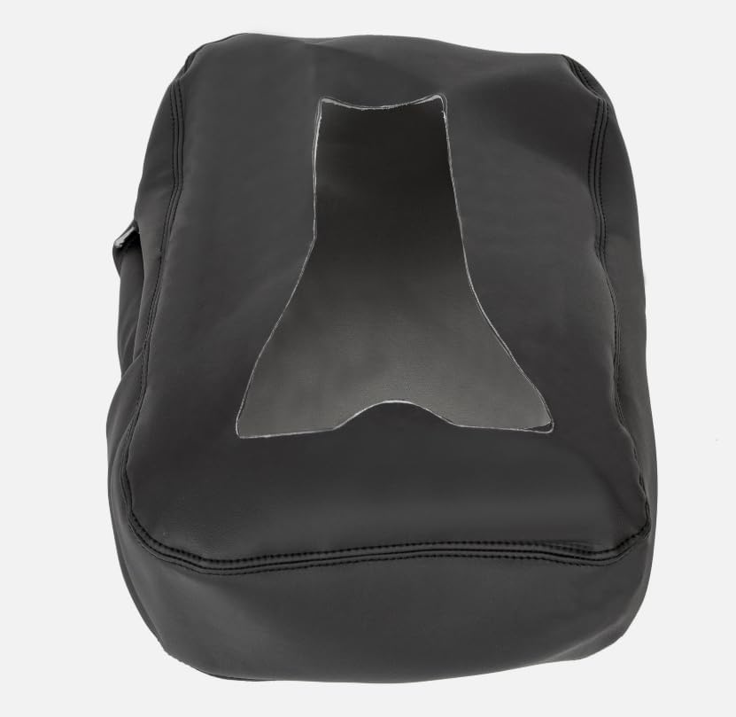 Console Jump Leather Armrest Cover 2007-2013 Silverado 1500 2500 3500, Replacement for Chevy OEM