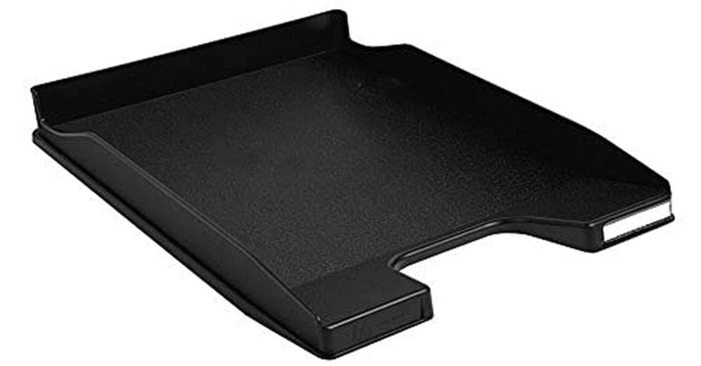 Exacompta 11414D 10er Pack Premium Briefablage Combo Mini DIN A4. Idealer Briefkorb für Ihre Organisation. Robuster und stapelbarer Ablagekorb schwarz