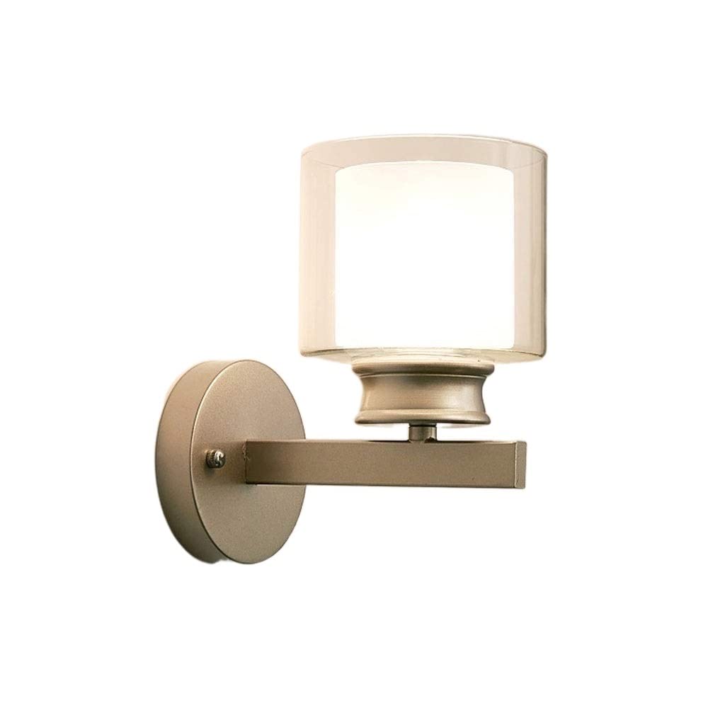 Applique murale chic en verre et LED au design architectural
