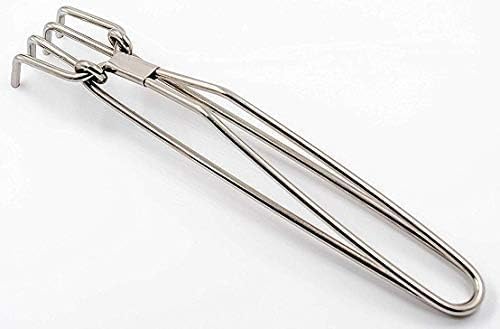 Stainless Steel Wire Tong Pakkad With Easy Gripping Handle Kitchen Utensils Holder Utensils Lifer Kitchen Tools - 8 Inch Length