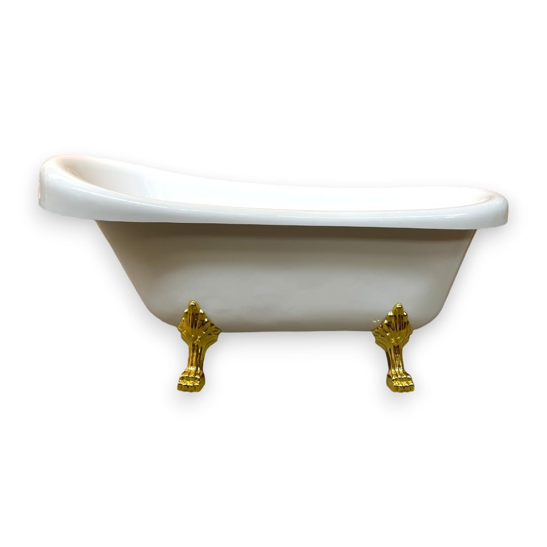VASCA DA BAGNO INSTALLAZIONE LIBERA EPOCA RETRÓ Margherita Piedi Oro 170x80 cm